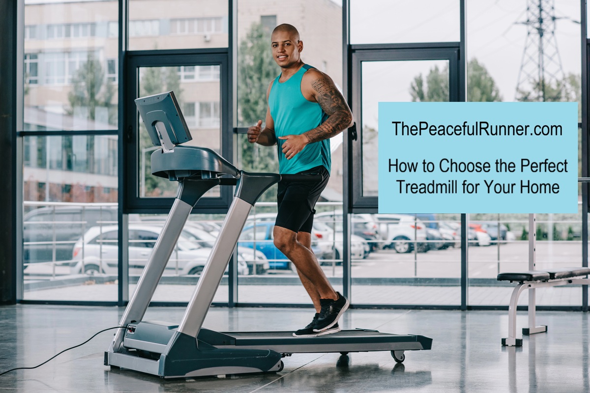 Male athlete running on best treadmill in gym