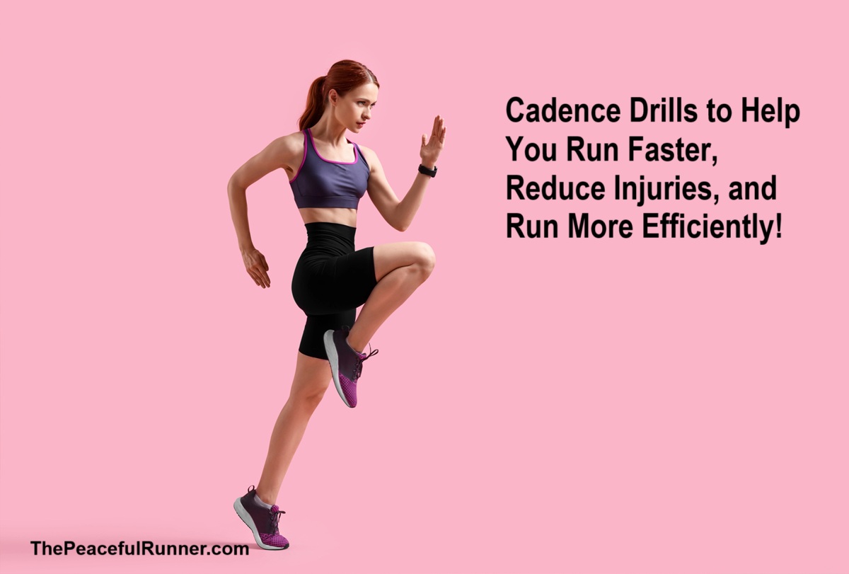 Cadence drills for runners including high knees and strides