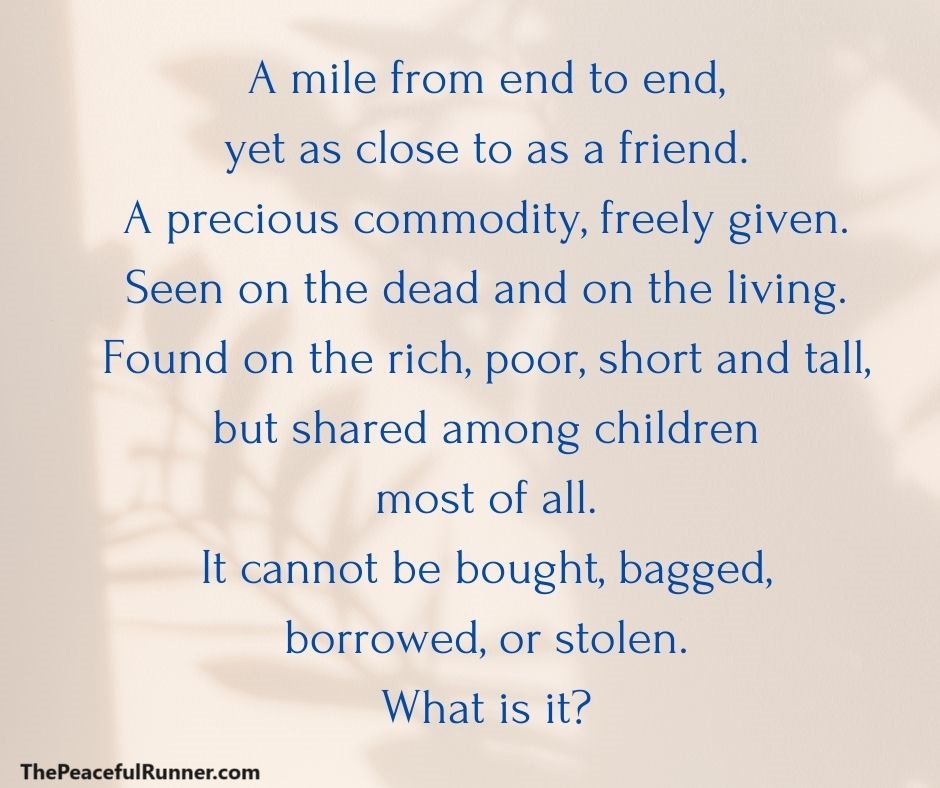 Running Easier Riddle