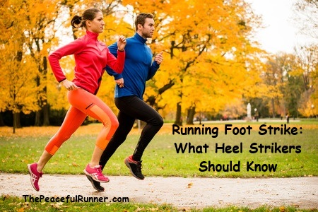 Runners demonstrating good running form in nature