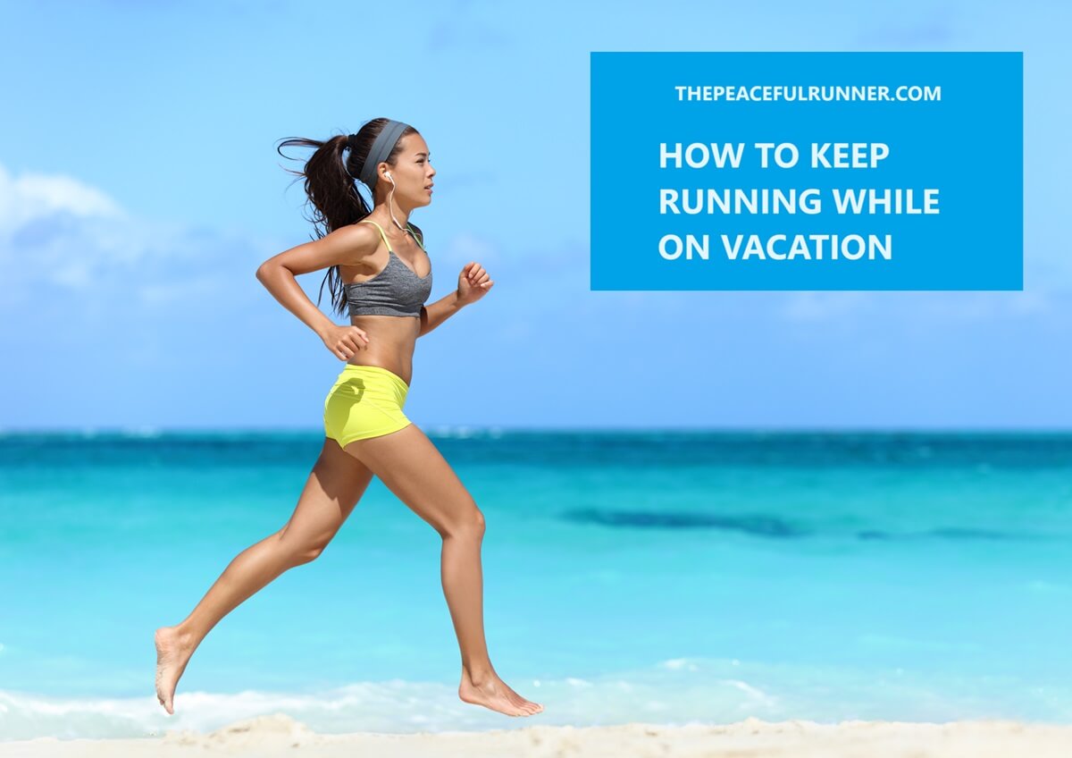 Woman Running On Beach