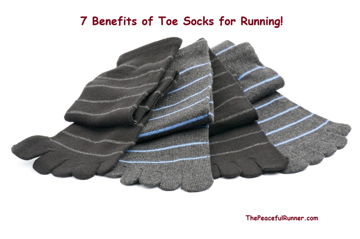 Toe socks for running in multiple colours